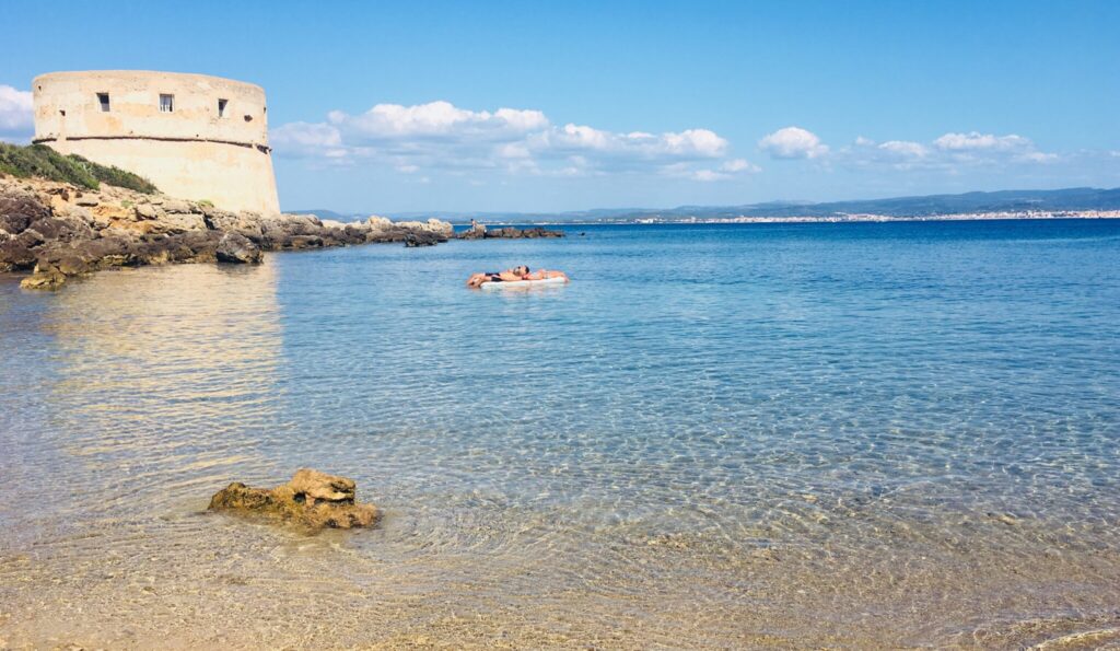 Best beach in Alghero Lazzaretto